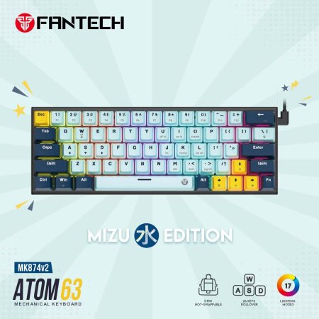 FANTECH ATOM63 MK874V2 mizu